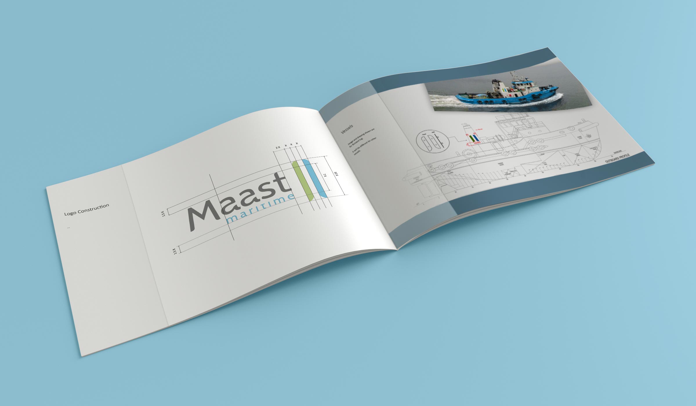Maast Maritime Logo Design