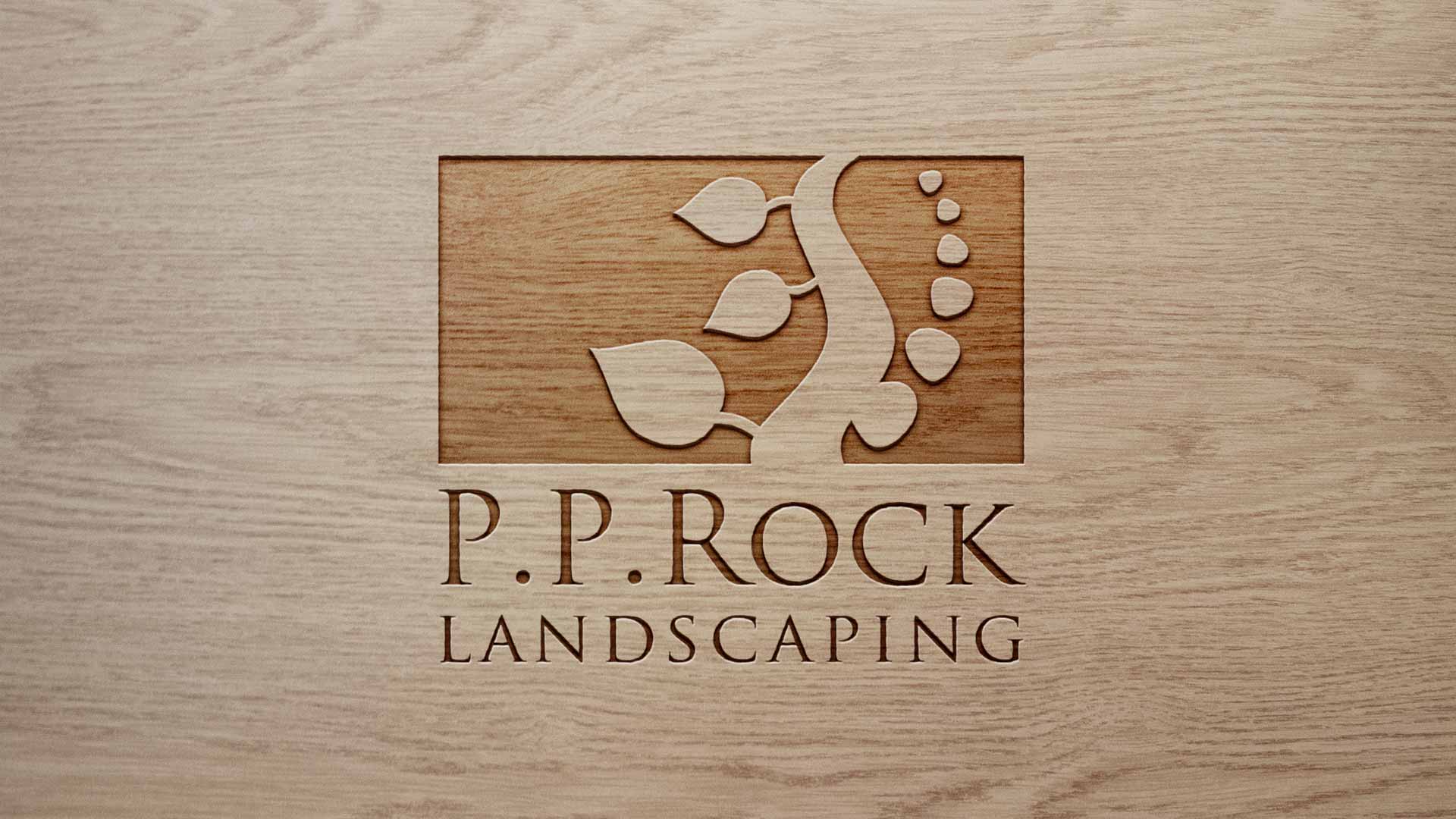 P.P. Rock Landscaping - Logo Design