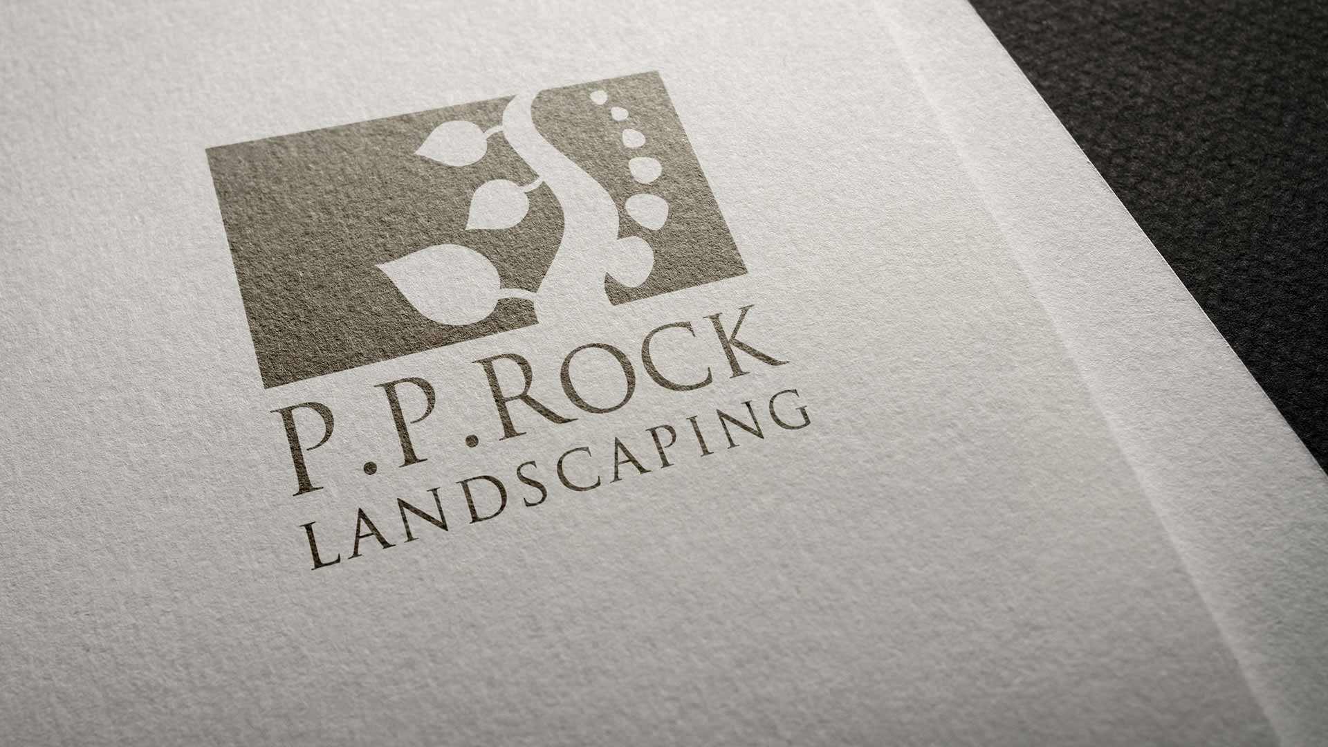 P.P. Rock Landscaping - Logo Design